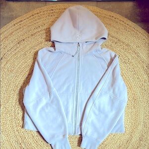 Lululemon cropped full zip scuba hoodie
